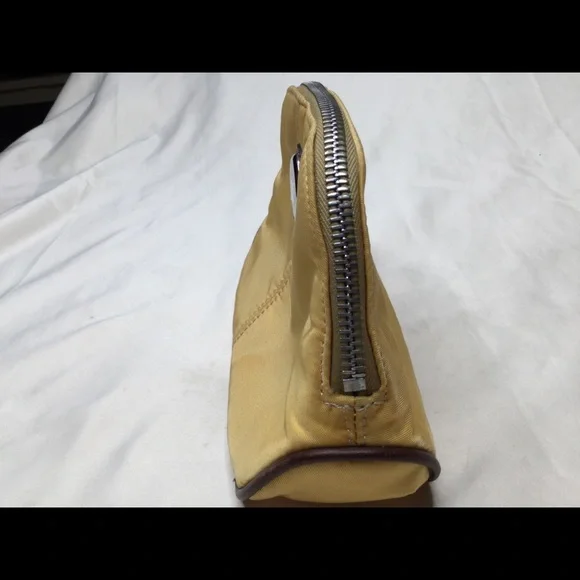 Dooney & Bourke Yellow Nylon Cosmetic Case - Picture 4 of 10